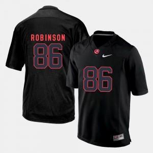 #86 College Football Embroidery Bama A'Shawn Robinson Jersey Black Men's 507612-944