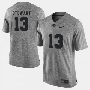 Official University of Alabama ArDarius Stewart Jersey #13 For Men's Gridiron Gray Limited Gray Gridiron Limited 145199-235