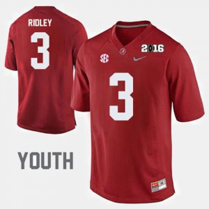 Roll Tide Calvin Ridley Jersey College Crimson Youth(Kids) College Football #3 682252-983