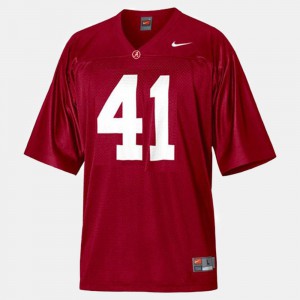 For Kids College College Football #41 Red Alabama Roll Tide Courtney Upshaw Jersey 733981-590