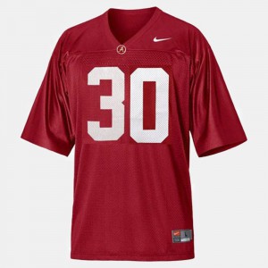Roll Tide Dont'a Hightower Jersey College Football Men Red #30 Player 941190-983