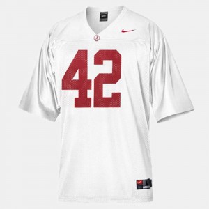 White College Bama Eddie Lacy Jersey For Men College Football #42 830802-652
