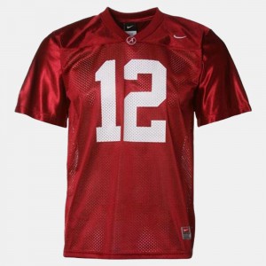 Alabama Crimson Tide Joe Namath Jersey Red For Men's College Football #12 NCAA 959504-263