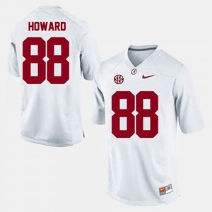 White University of Alabama O.J. Howard Jersey College Football #88 Men Player 973235-739