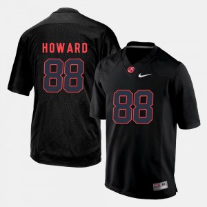 University of Alabama O.J. Howard Jersey NCAA #88 Black Men Silhouette College 738919-113