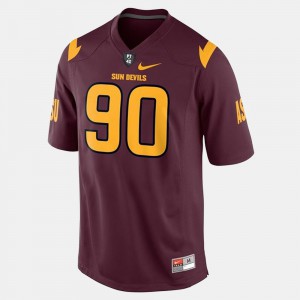 College Football Red College #90 Youth ASU Will Sutton Jersey 952123-902