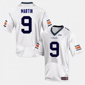 College Football Men White Tigers Kam Martin Jersey #9 Stitched 702256-366