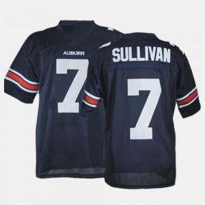 AU Pat Sullivan Jersey College Football Blue Stitched For Men's #7 365384-728