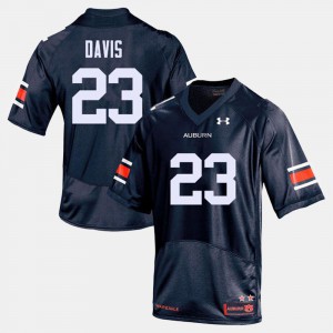 #23 College Football For Men Stitched AU Ryan Davis Jersey Navy 907491-735