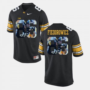 Hawkeyes C.J. Fiedorowicz Jersey Official Black #86 For Men Pictorial Fashion 654292-132