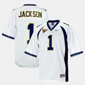 Player Mens University of California DeSean Jackson Jersey #1 College Football White 786745-494