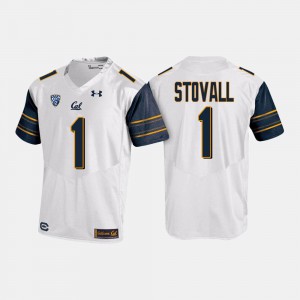 White Men #1 College Football Cal Melquise Stovall Jersey College 941605-935