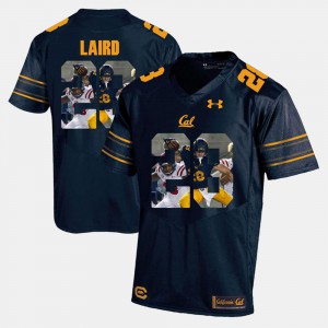 For Men Navy Blue #28 California Golden Bears Patrick Laird Jersey Player Player Pictorial 333524-874
