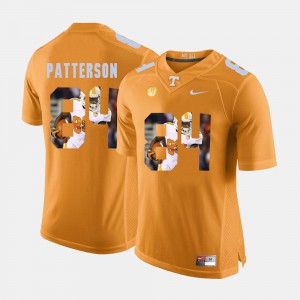 #84 Orange Tennessee Vols Cordarrelle Patterson Jersey Pictorial Fashion Mens University 119931-755