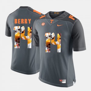 #14 Grey Pictorial Fashion NCAA Mens Vols Eric Berry Jersey 128476-620