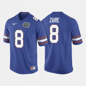 For Men's UF Malik Zaire Jersey Royal Blue College College Football #8 142977-765