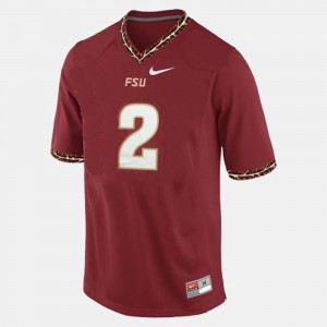 #2 For Men Seminole Deion Sanders Jersey College Football Official Red 869774-532
