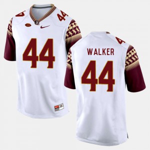 #44 For Men NCAA White College Football Seminoles DeMarcus Walker Jersey 780543-462