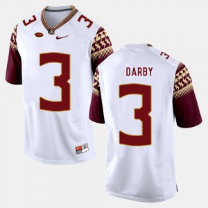 Florida State Ronald Darby Jersey Mens #3 Alumni College Football White 881551-717