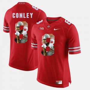 Stitched Scarlet Mens Pictorial Fashion #8 OSU Gareon Conley Jersey 282642-875