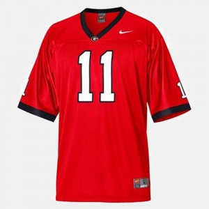 Georgia Aaron Murray Jersey Mens Official Red College Football #11 871403-387