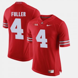 Alumni Football Game Ohio State Jordan Fuller Jersey #4 University Men Scarlet 355343-672