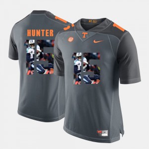 Pictorial Fashion Tennessee Vols Justin Hunter Jersey Official Grey For Men #15 993269-661