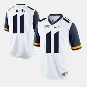 College #11 White For Men Alumni Football Game WVU Kevin White Jersey 117925-366