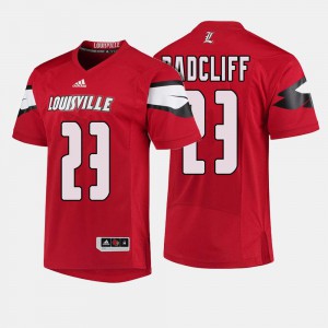 Player #23 Red For Men's College Football Louisville Cardinals Brandon Radcliff Jersey 614096-427