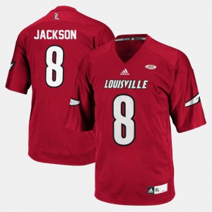 #8 College Football High School Red University Of Louisville Lamar Jackson Jersey Mens 512583-799
