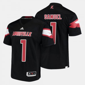 Stitch Black Mens College Football #1 Cardinals Traveon Samuel Jersey 774751-648