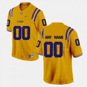 Gold College Limited Football Men #00 Tigers Customized Jerseys University 322030-566