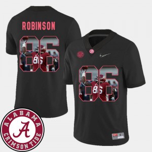 Roll Tide A'Shawn Robinson Jersey High School Pictorial Fashion Football #86 Black For Men's 756407-543