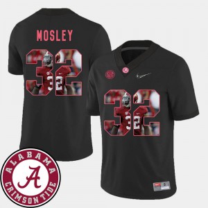#32 Men Black Stitched Bama C.J. Mosley Jersey Pictorial Fashion Football 845874-814