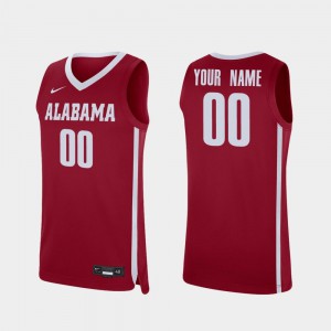 Embroidery College Basketball Replica Alabama Custom Jerseys Crimson #00 Mens 597072-323
