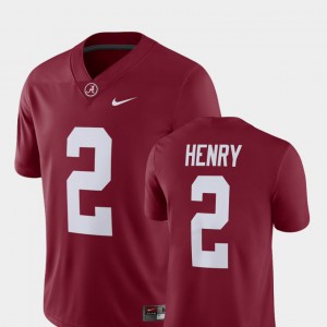 NCAA Alumni Football Game #2 Player Bama Derrick Henry Jersey Crimson For Men 468580-544