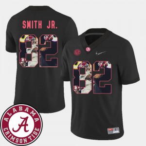 Black College Football Mens Pictorial Fashion #82 Alabama Roll Tide Irv Smith Jr. Jersey 470457-667