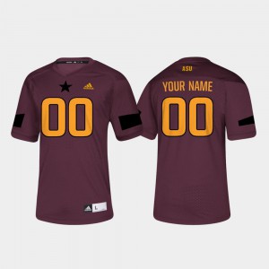 Maroon College Football For Men's #00 Arizona State Customized Jersey Official 356389-219