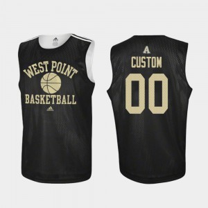 #00 Black University Westpoint Customized Jersey College Basketball Men Practice 448110-977