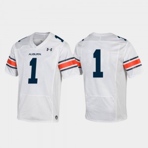 Premier Mens Auburn Jersey #1 College Football White Embroidery 646313-509