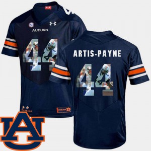Official Tigers Cameron Artis-Payne Jersey Football Navy Mens Pictorial Fashion #44 926697-359