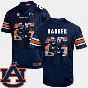 AU Peyton Barber Jersey Mens #25 Football Embroidery Pictorial Fashion Navy 132229-543