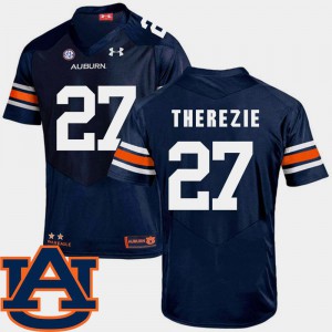 #27 SEC Patch Replica High School Navy Auburn Tigers Robenson Therezie Jersey For Men's College Football 433236-688