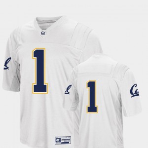 Colosseum 2018 Cal Berkeley Jersey College White #1 For Men College Football 684332-922