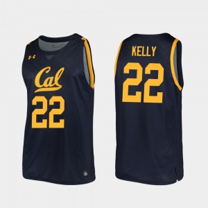 College 2019-20 College Basketball Replica Men's Navy Golden Bears Andre Kelly Jersey #22 447755-988