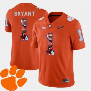 NCAA Football Orange Clemson Martavis Bryant Jersey #1 Pictorial Fashion Men 908885-535