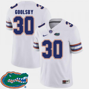 White College Football Men 2018 SEC NCAA #30 Gator DeAndre Goolsby Jersey 236289-756