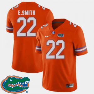 Florida Gator E.Smith Jersey College Football Orange 2018 SEC University Men #22 934955-287