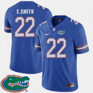 For Men Florida E.Smith Jersey College Football Royal 2018 SEC Stitch #22 140717-407