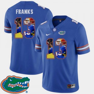 Florida Gators Feleipe Franks Jersey #13 Alumni Royal Football For Men Pictorial Fashion 697609-764